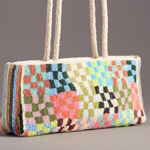 Anthropologie Beaded East West Shoulder Bag - Sold out online